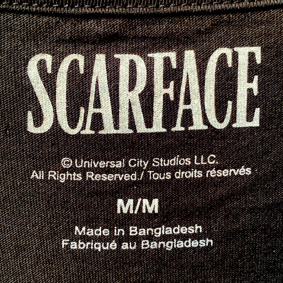 Scarface Movie Tony Mantana Graphic T-Shirt - Size Medium - NWT - Picture 3 of 3
